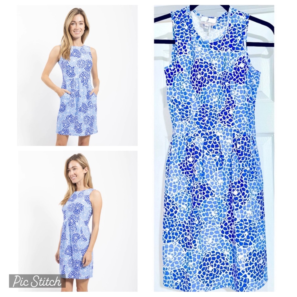 🆕 Jude Connally Sleeveless Mary Pat Dress in Mums the Word Periwinkle / Size XS